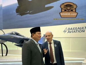 Menhan Prabowo Hadiri Paris Air Show 2023, Miniatur Rafale Indonesia Dipamerkan