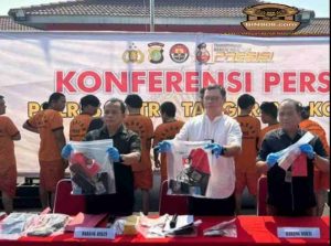 Para Pelaku Sindikat Tindak Pidana Pemerasan Dan Pengancaman Berhasil di Tangkap Satreskrim Polres Metro Tangerang Kota