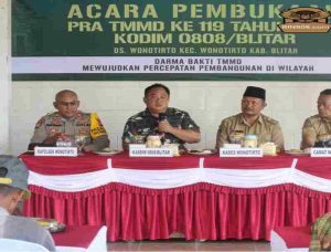 Kodim 0808/Blitar, Gelar Acara Pembukaan Pra TMMD Ke 119 TA. 2024