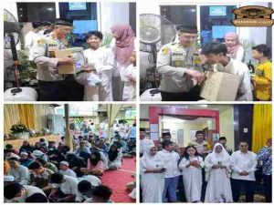Polsek Matraman Dan PT. Burhan Sejahtera Mulia (BSM) Bagikan Santunan Ke Ratusan Anak Yatim di Bulan Suci Ramadhan