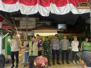 Cegah Perang Sarung Dan Curanmor Polsek Pancoran Gelar Patroli Cipkon Bersama 3 Pilar