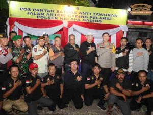 Kapolres Metro Jakut Cek Pos Pantau Satgas Anti Tawuran Dalam Rangka Cipta Situasi Kamtibmas Bulan Suci Ramadhan 