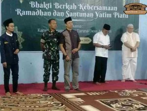 Karang Taruna “Bhakti Taruna” Desa Ancaran Membagikan Santunan Kepada Anak Yatim