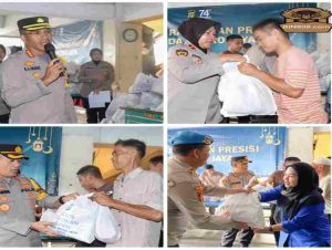 Ratusan Masyarakat Antusias Dalam Baksos Ramadhan Presisi Polda Metro Jaya Di Polrestro Jakarta Timur