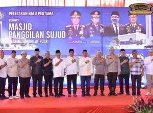 Peletakan Batu Pertama Masjid Panggilan Sujud Sespim Lemdiklat Polri