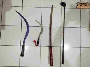 Polsek Ciledug Amankan 16 Remaja Live Medsos Hendak Tawuran, 4 Sajam Disita