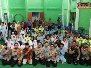 Bakti Kesehatan Polres Metro Depok Di SLB BCD Nusantara Dalam Rangka Hari Bhayangkara ke-78 Tahun
