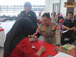 Sambut Hari Bhayangkara ke-78, Ratusan Polisi Donor Darah di Tangerang