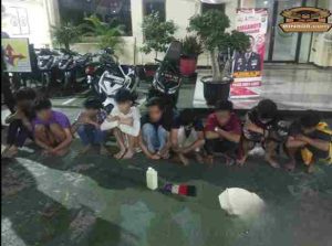 Tindak Tegas Pelaku Tawuran, 9 Remaja yang Bawa Air Keras Diamankan Tim Patroli Perintis Presisi Polres Metro Jaktim