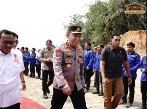 Kapolri Laksanakan Peletakan Batu Pertama Pembangunan Gedung Pusdiklat SPSI di Kawasan Jatiluhur Kab. Purwakarta