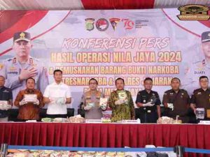 Polda Metro Jaya Musnahkan Ratusan Kilogram Sabu dan Ribuan Butir Ekstasi