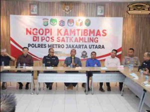 Ngopi Kamtibmas di Ancol, Kapolres Jakarta Utara: Mari Perkuat Keluarga