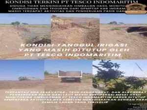 Kondisi Lahan Warga Terisolir Makin Parah Dimana Ketegasan DPMPTSP, dan Camat Setelah Memanggil Pihak PT Tesco Indomaritim, Aktivitas terus Berjalan