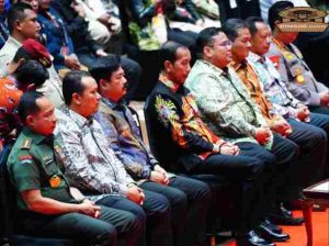 Panglima TNI Dampingi Presiden RI Pada Rapat Konsolidasi Nasional KPU Tahun 2024