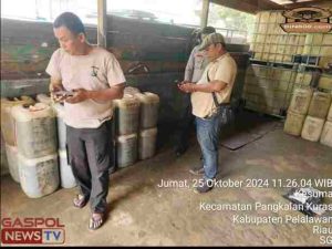 Barang Bukti dan Terduga Pelaku Penimbunan BBM Bersubsidi di Bukit Kesuma “Lenyap”. LSM Gakorpan Sambangi Polda Riau