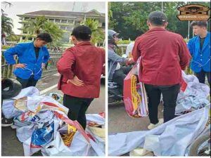 Demo BEM di Kabupaten Tangerang Ricuh, Spanduk HPN 2025 Dibakar