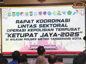 Polres Metro Tangerang Kota Bahas Pengamanan Lebaran 2025, Kapolres Pastikan Seluruh Unsur Terkait Terlibat