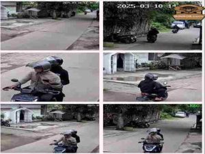Komplotan spesialis Maling Motor Jalanan, tertangkap CCTV Warga Kp.Gebang Ds.Sukadamai Cikupa