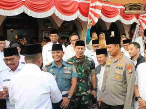 Kapolres Bersama Forkopimda Kota Tangerang Dampingi Gubernur Banten Safari Ramadhan 2025