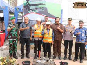 Tingkatkan Pelayanan Publik, Kapolres dan Walikota Tangerang Lakukan Peletakan Batu Pertama Pembangunan Gedung Parkir Berlantai 4