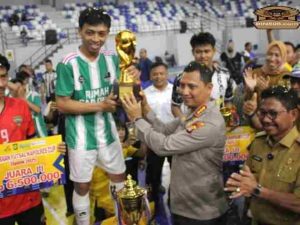 Banksasuci Berhasil Menyabet Piala Bergilir Futsal Kapolres Cup 2025