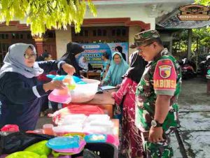 Babinsa Desa Jimbe Dampingi Kader Posyandu “Dahlia” dalam Edukasi Kesehatan Ibu, Anak Dan Lansia