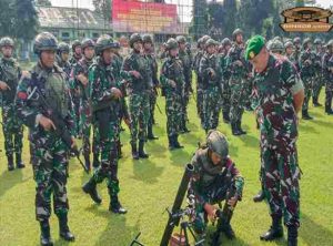 Danrem 081/DSJ Pimpin Riksiap Ops Pelepasan Latpratugas Satgas Pamtas RI – PNG Yonif 511/DY Blitar