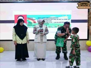 Ketua Yayasan Kartika Jaya Koordinator Kodim 0808 Hadiri Pentas Seni Para Murid TK Sejajaran Kodim 0808/Blitar