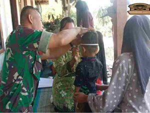 Babinsa Pohgajih Dampingi Posyandu, Wujudkan Tumbuh Kembang Balita Optimal Dan Cegah Stunting