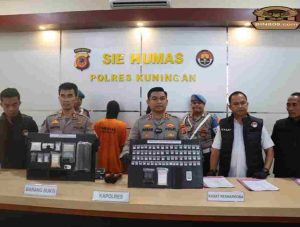 Polres Kuningan Ungkap Dua Kasus Besar Sabu, Total 181 Gram Diamankan