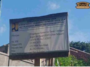 Di Duga Ada Penggelapan Anggaran, Proyek Jaringan Irigasi Air Tanah BBWS Citanduy di Desa Selasari Kecamatan Kawali Patut Di Pertanyakan