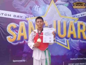 Siswa SMPN 32 Cipondoh Tangerang Kota Muhammad Ikhfall Izhama, Sukses Meraih Medali Emas Taekwondo Di Tingkat Nasional
