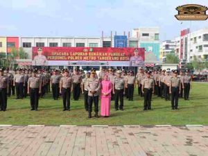 102 Anggota Polres Metro Tangerang Kota Peroleh Kenaikan Pangkat Periode 1 Juli 2025