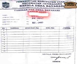 Warga Dusun Cintamulya Desa Bayasari Keluhkan Adanya Urunan Dusun (URDUS)