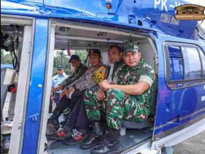 Pangdam I/BB Dampingi Menhut RI Tinjau Penanganan Karhutla di Provinsi Riau 