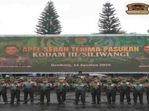 Tradisi Penyambutan Pangdam III/Slw, Mayjen TNI Kosasih, S.E
