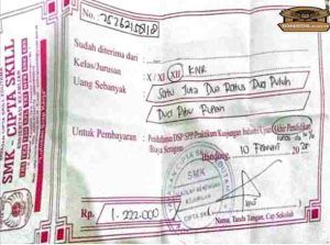 SMK Cipta Skill Kangkangi Aturan Yang Melarang Pungutan Perpisahan (Wisuda): Memberatkan Orang Tua Siswa