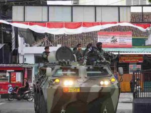 Kodam III/Slw Gelar Patroli Gabungan Antisipasi Unjuk Rasa