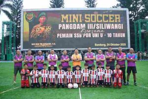Anak-anak Juara Dunia Tumbangkan Pangdam! Laga Persahabatan Kodam III/Siliwangi vs SSB POR UNI U-10 Berlangsung Seru dan Penuh Tawa