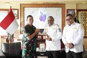 Pangdam Kasuari Terima Audiensi Bupati Manokwari Bahas Sinergi Percepatan Pembangunan dan Keamanan Wilayah