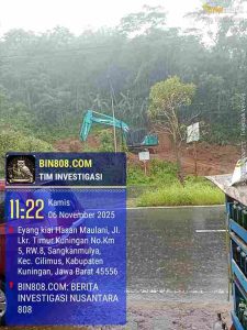 Bupati Kuningan Tutup Lokasi Pengerukan Diduga di Tanah Negara, Bos Eki Disorot