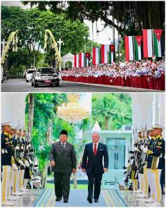 Presiden Prabowo Sambut Kedatangan Raja Yordania Abdullah II ibn Al Hussein di Indonesia