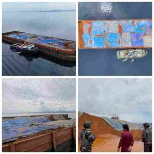 Operasi Laut TNI AL Berhasil! Kapal Pembawa 10.000 Ton Ore Nikel Ilegal Dibekuk