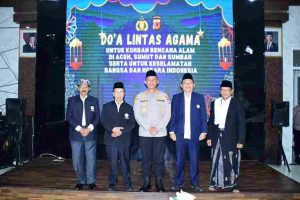 Polrestabes Bandung Ikuti Doa Lintas Agama bagi Korban Bencana Aceh, Sumut, dan Sumbar serta Keselamatan Bangsa