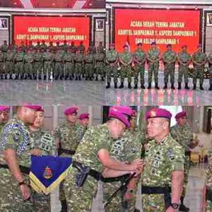 Tiga Jabatan Strategis Asisten Danpasmar 1 Resmi Berganti, Perkuat Soliditas dan Profesionalisme Pasmar 1