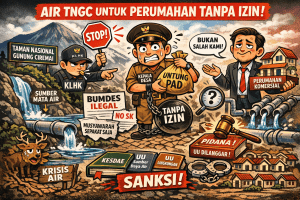 DESA SEBAGAI GERBANG KEJAHATAN LINGKUNGAN “Pengakuan Kepala Desa Sangkanerang Menelanjangi Praktik Ilegal Pemanfaatan Air TNGC”