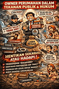 AIR TAMAN NASIONAL GUNUNG CIREMAI DISALURKAN KE PERUMAHAN NAMIARTA LAND TANPA IZIN RESMI